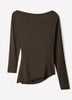 Off Shoulder Silk Blend Top
