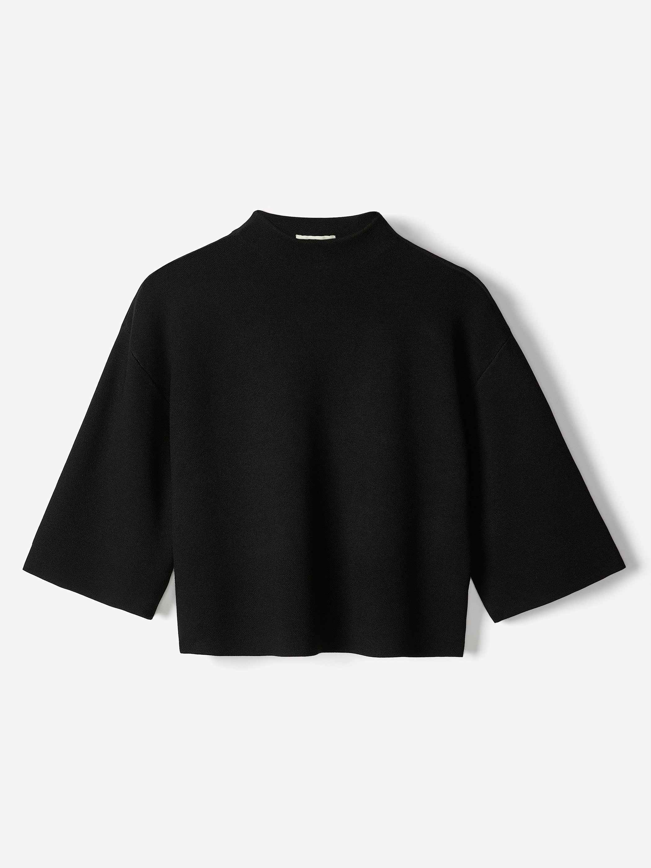 Women's Mock-Neck Sweater with Bell Elbow Sleeves – RW&CO