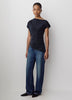 Ribbed Off-The-Shoulder Top