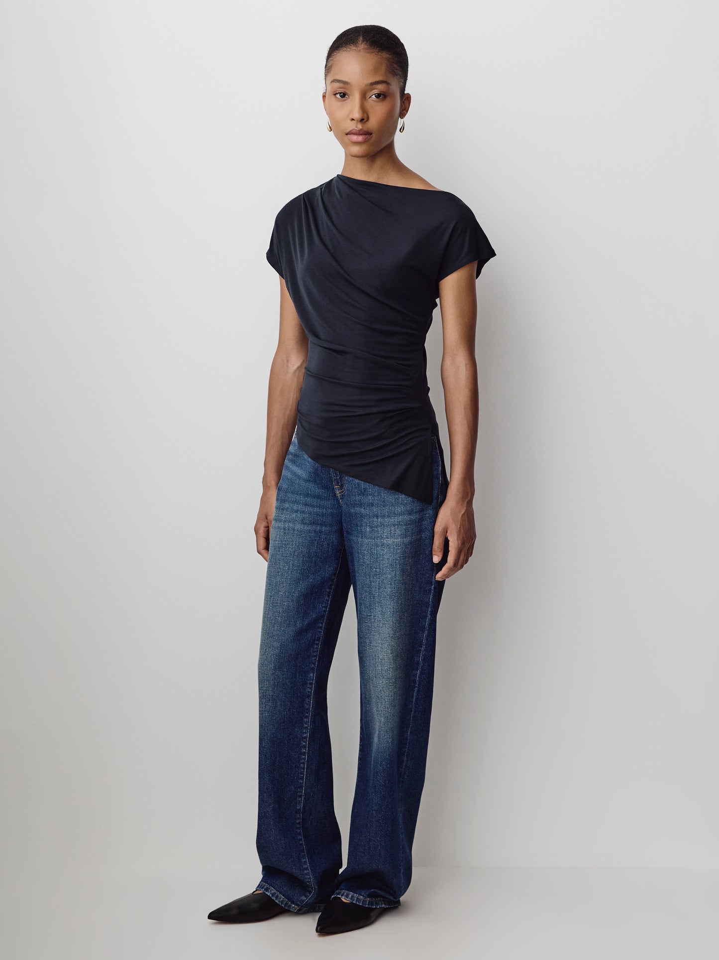 Ribbed Off-The-Shoulder Top
