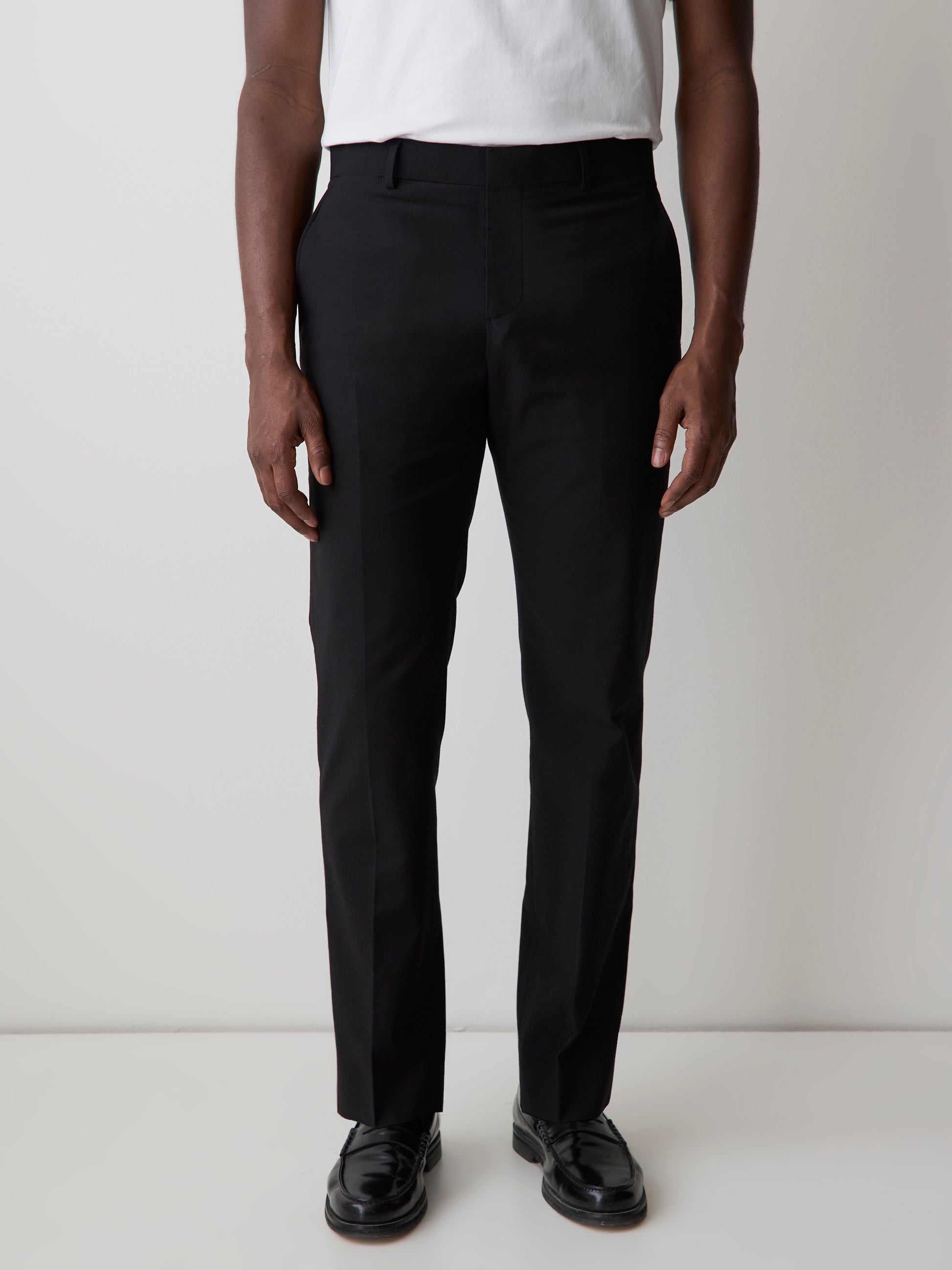 Men's Tailored-Fit Wool-Blend Essential Pant RW&CO Men's Tailored-Fit Wool-Blend Essential Pant RW&CO