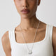 Long Necklace with Shell Pendant
