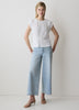 Knit Blouse Organic Cotton Extended Sleeve