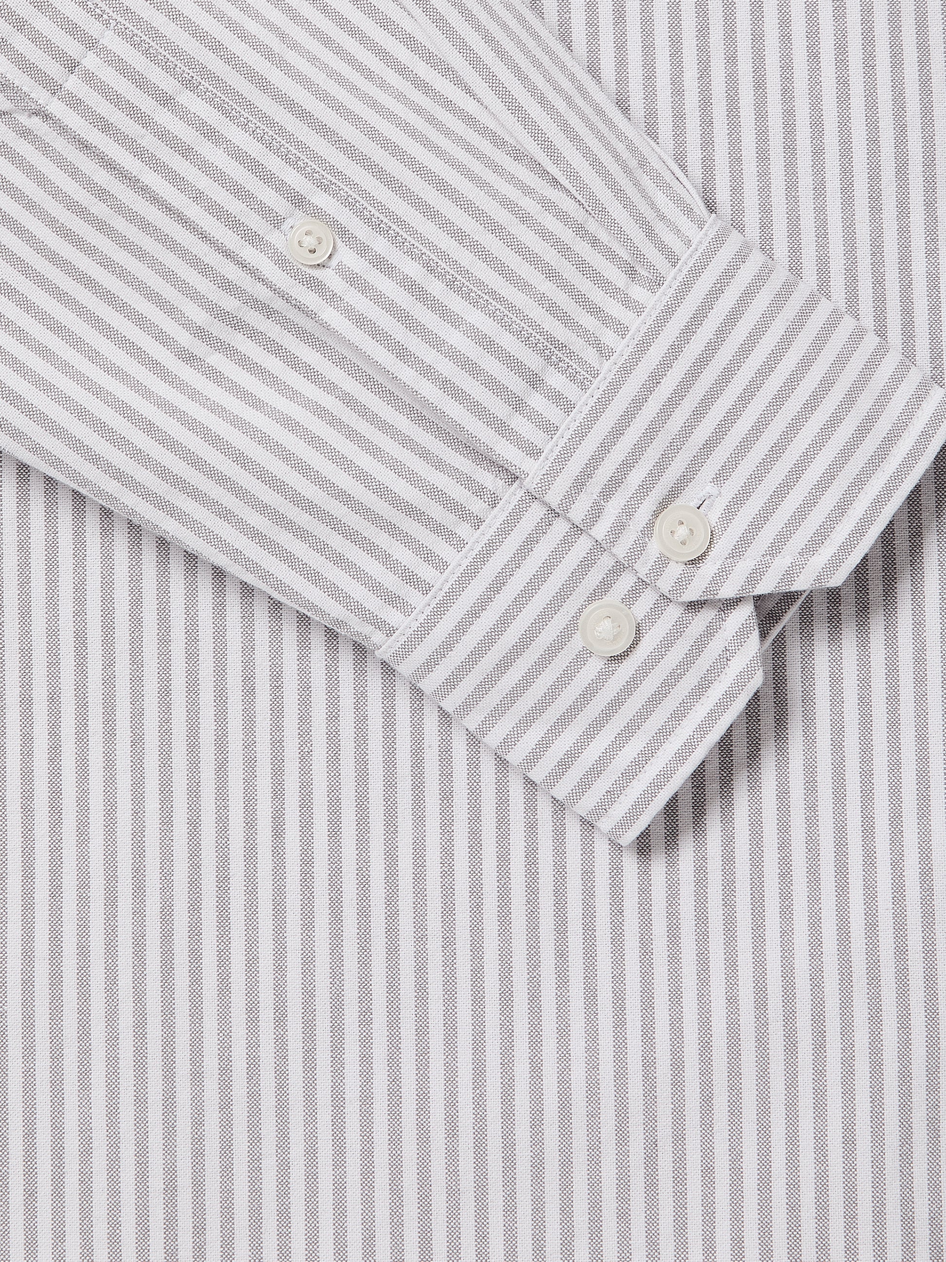 Woven Tailored Collar Cotton Shirt Long Sleeve