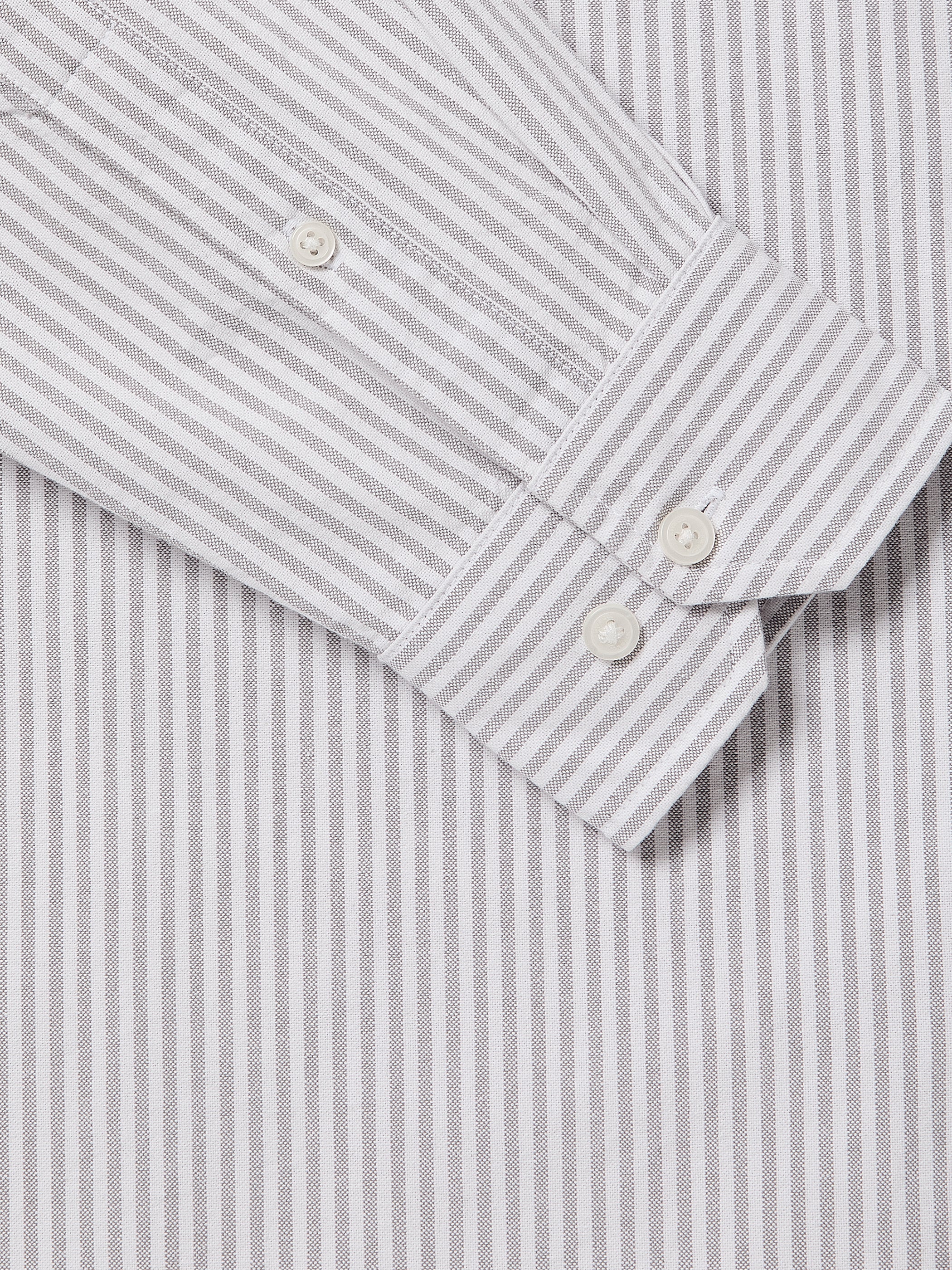 Woven Tailored Collar Cotton Shirt Long Sleeve
