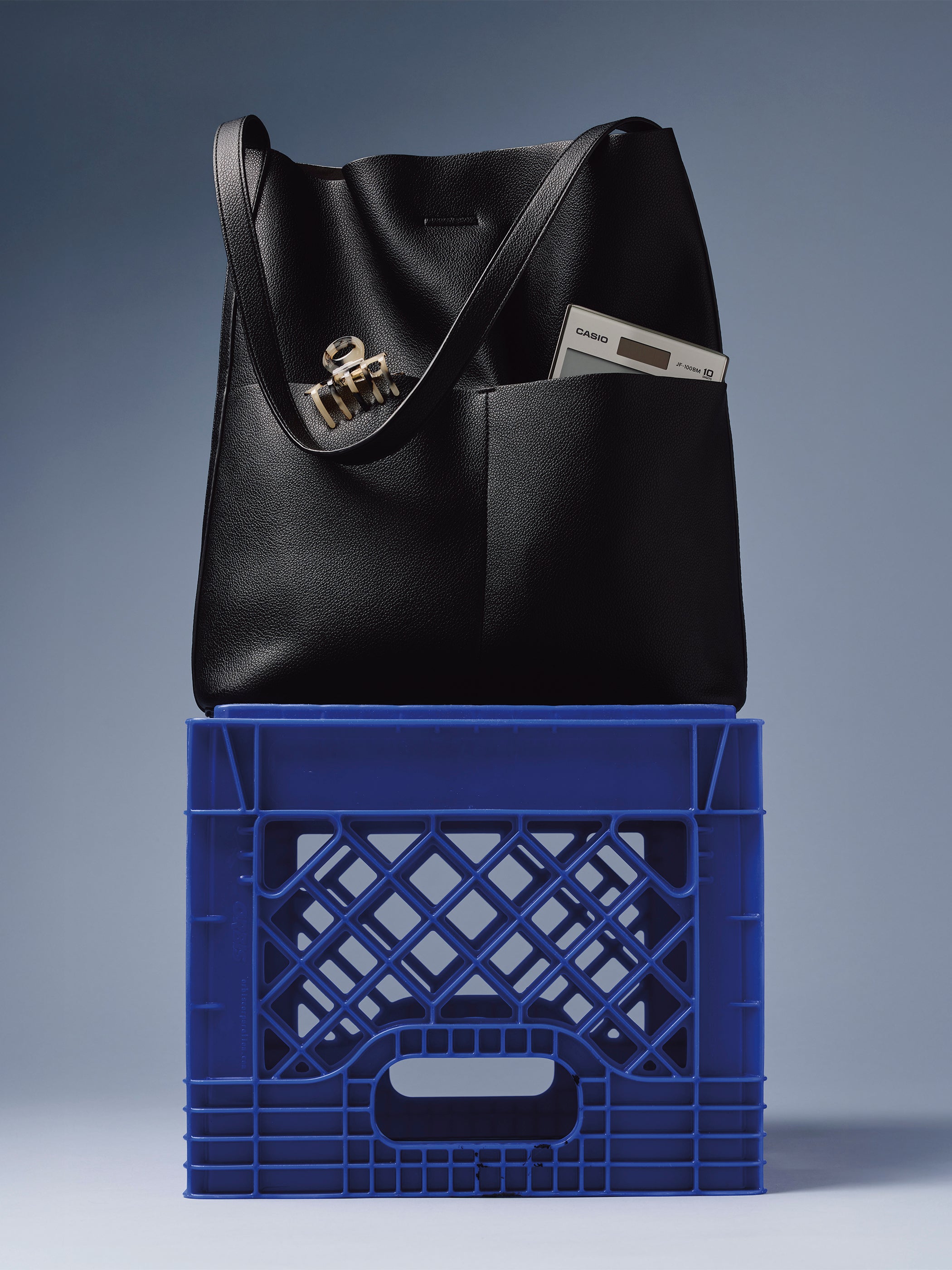 Faux Leather Tote Bag