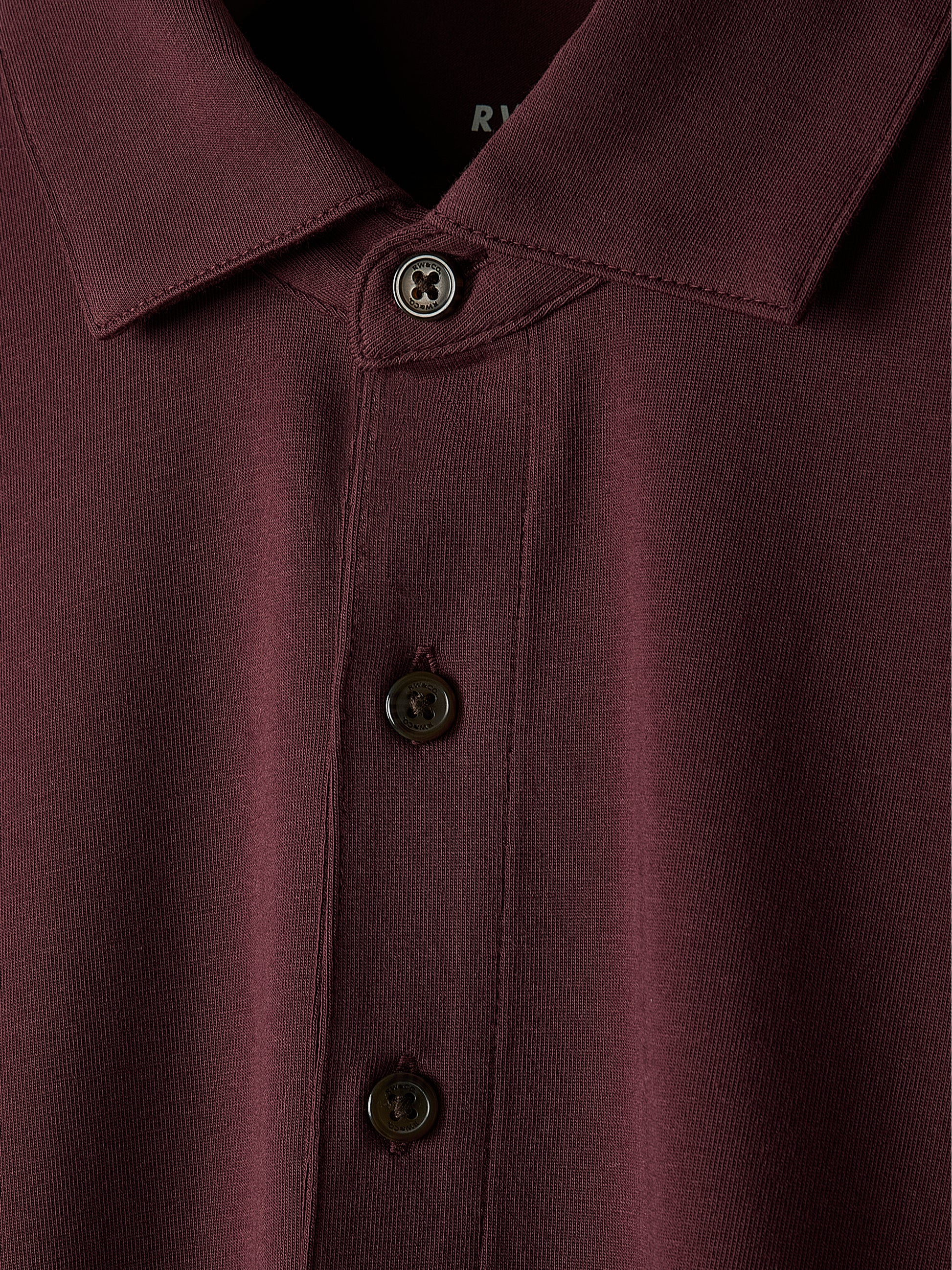 Men's Knit Tailored Collar Polo Shirt Supima Cotton