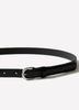 Leather Belt with Croco Texture