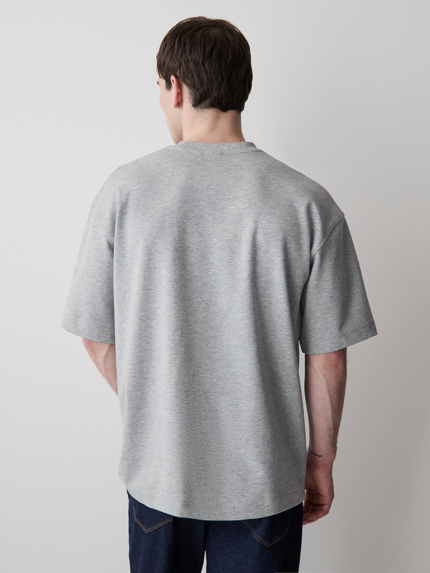 Oversized Short-Sleeve Crew-Neck Tee