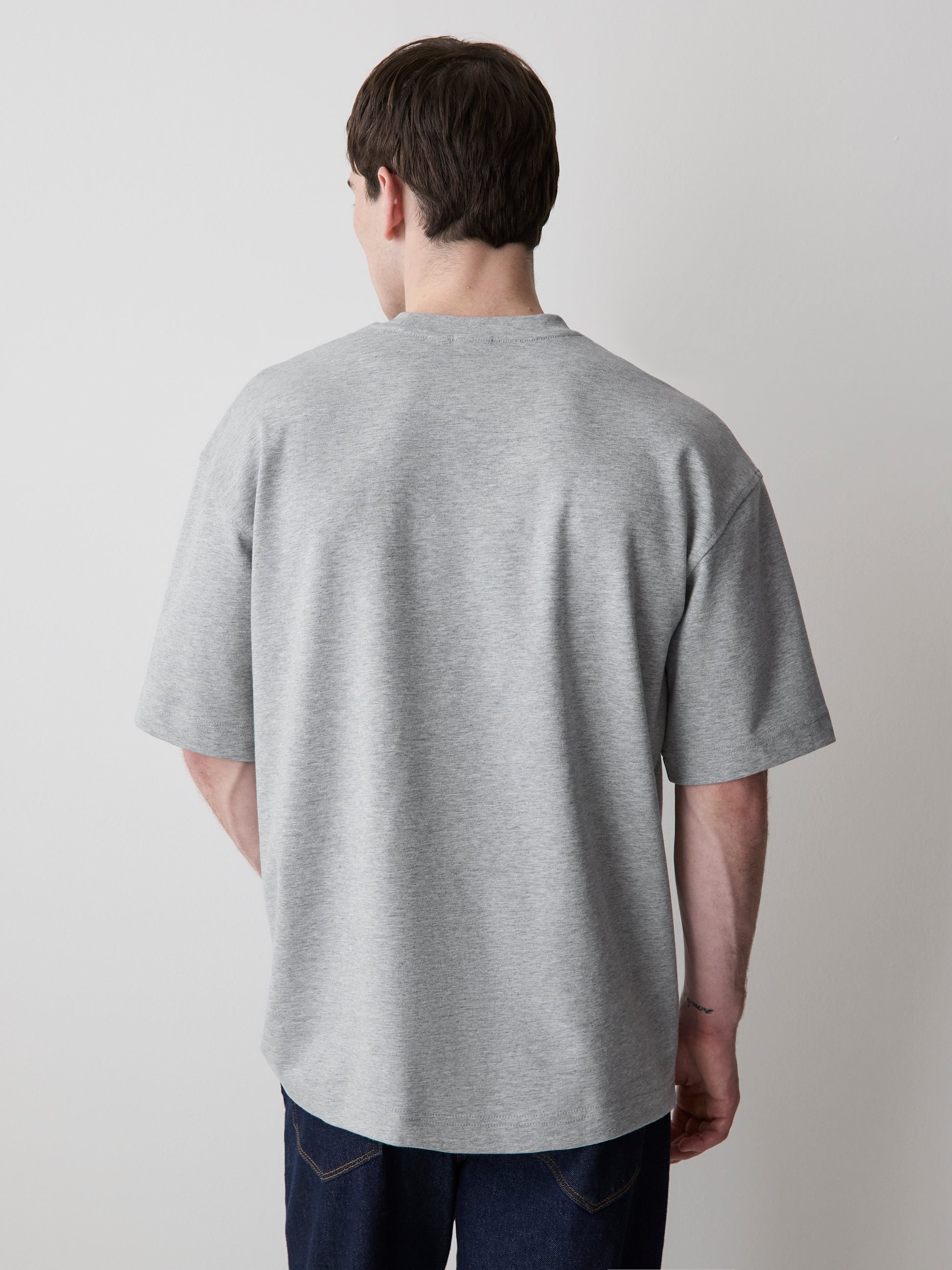 Oversized Short-Sleeve Crew-Neck Tee