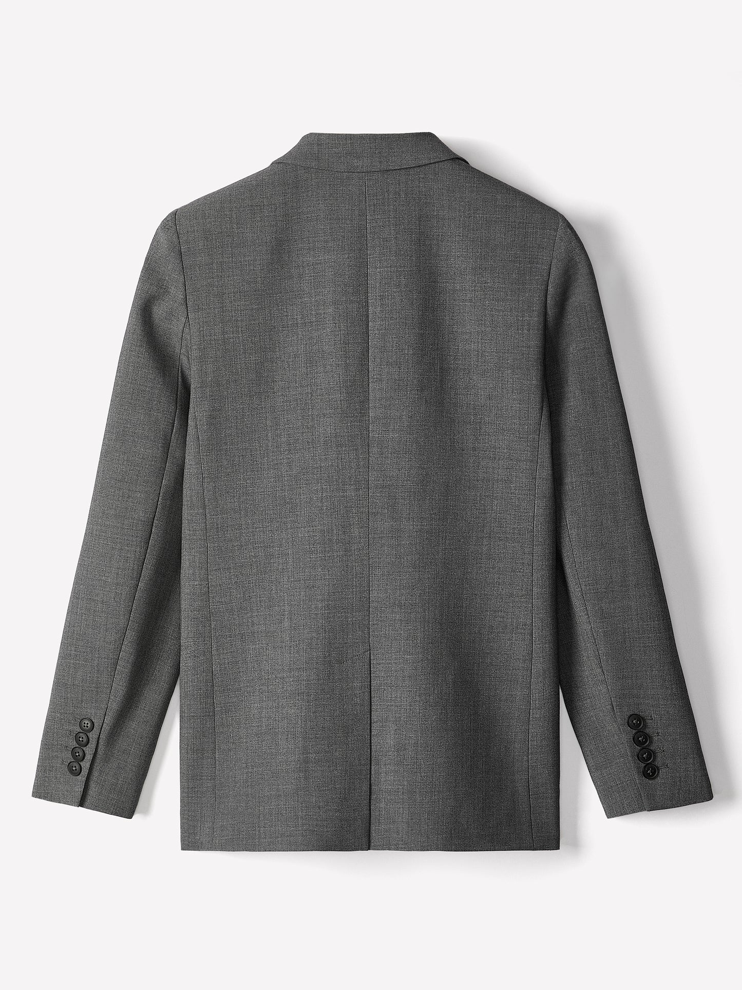 Relaxed-Fit Two-Button Twill Blazer