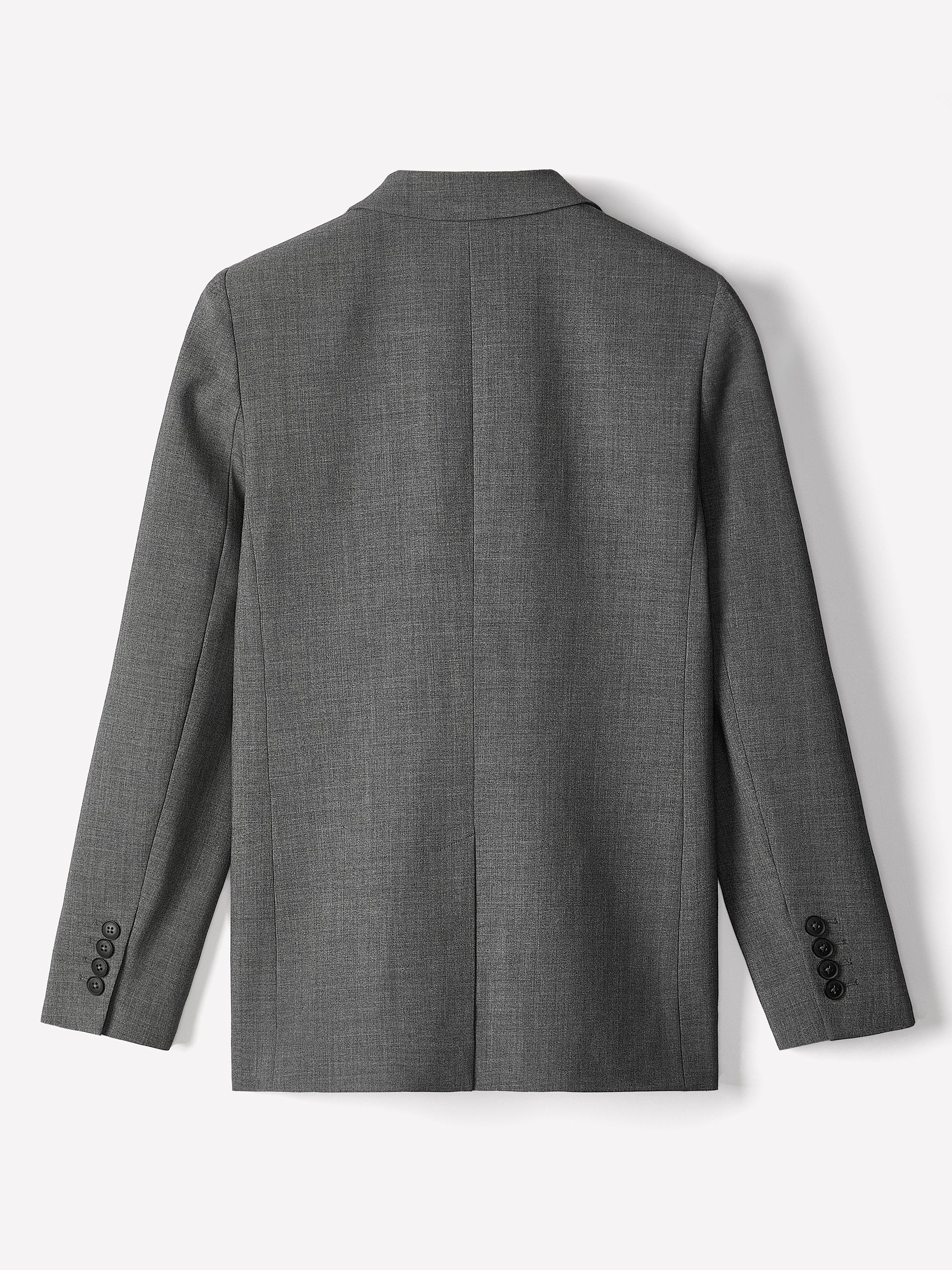 Relaxed-Fit Two-Button Twill Blazer