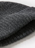 Wool Blend 2x2 Rib Beanie