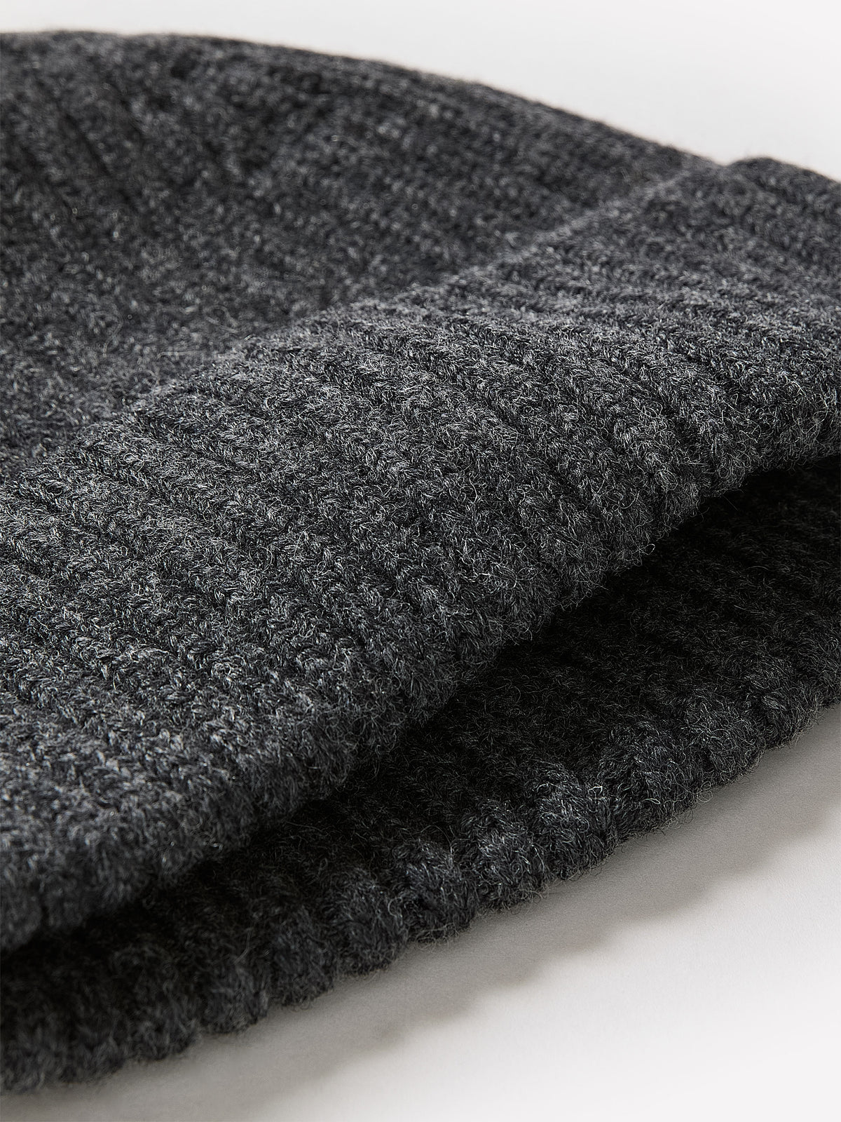 Wool Blend 2x2 Rib Beanie