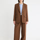 Oversized One-Button Blazer