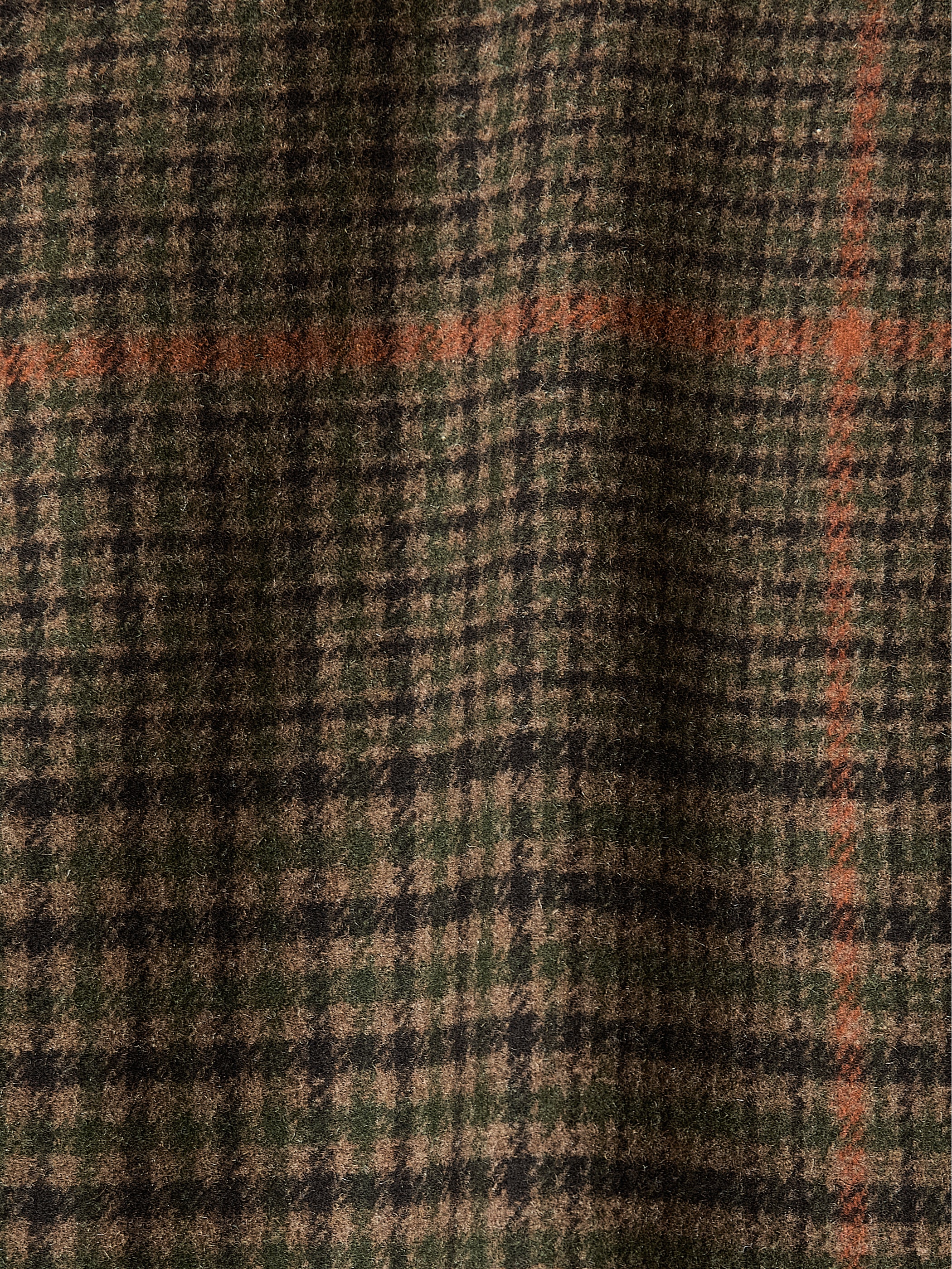 Plaid Wool-Blend Jacket