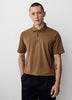 Men's Knit Tailored Collar Polo Shirt Supima Cotton