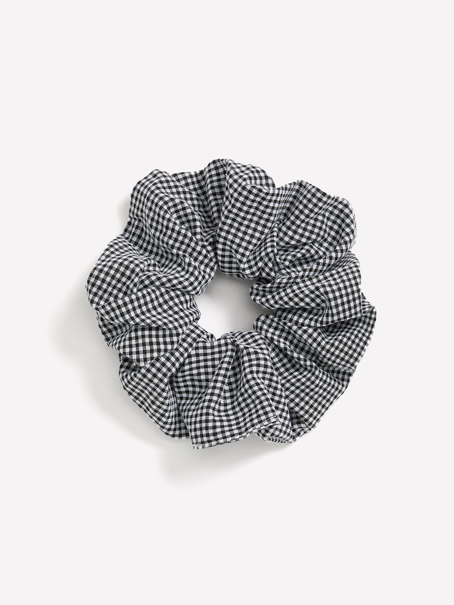 Oversized Gingham Scrunchie