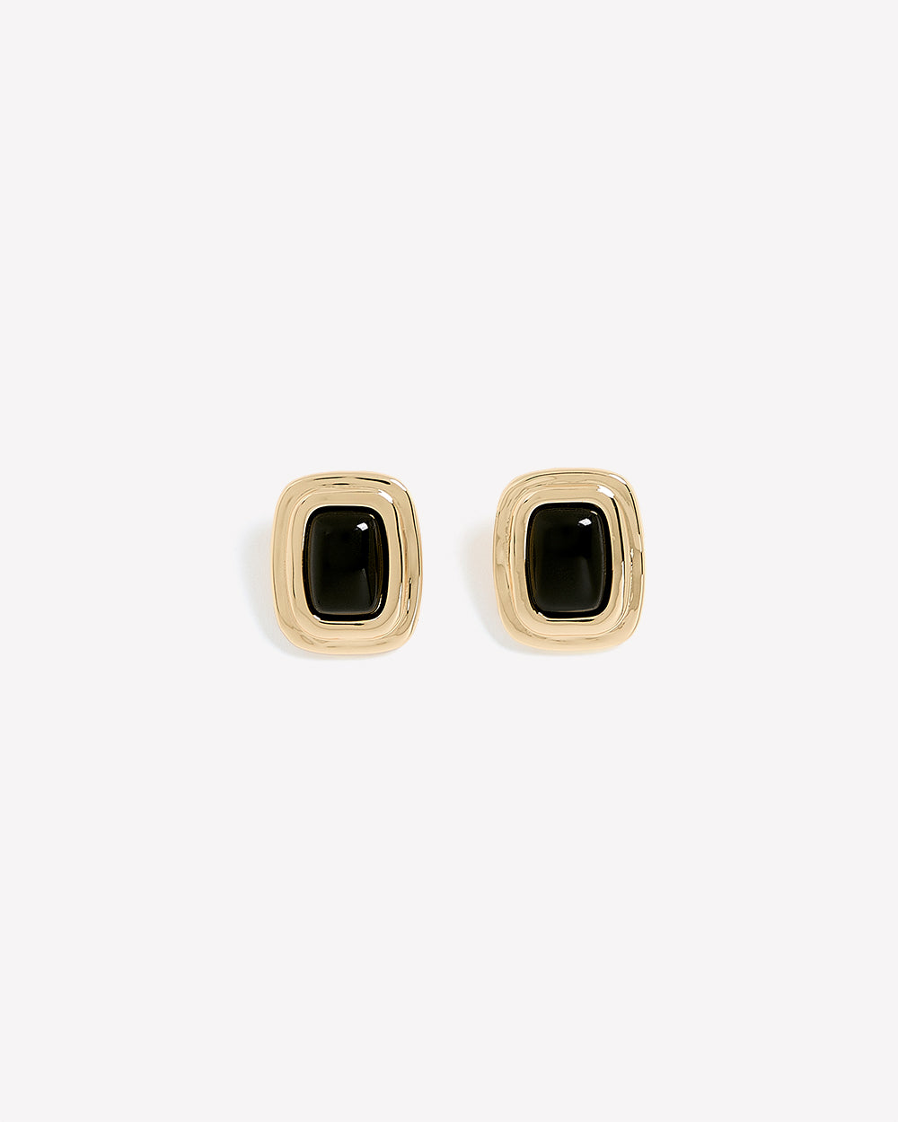Statement Earring Gold Trimmed Metal Accessory