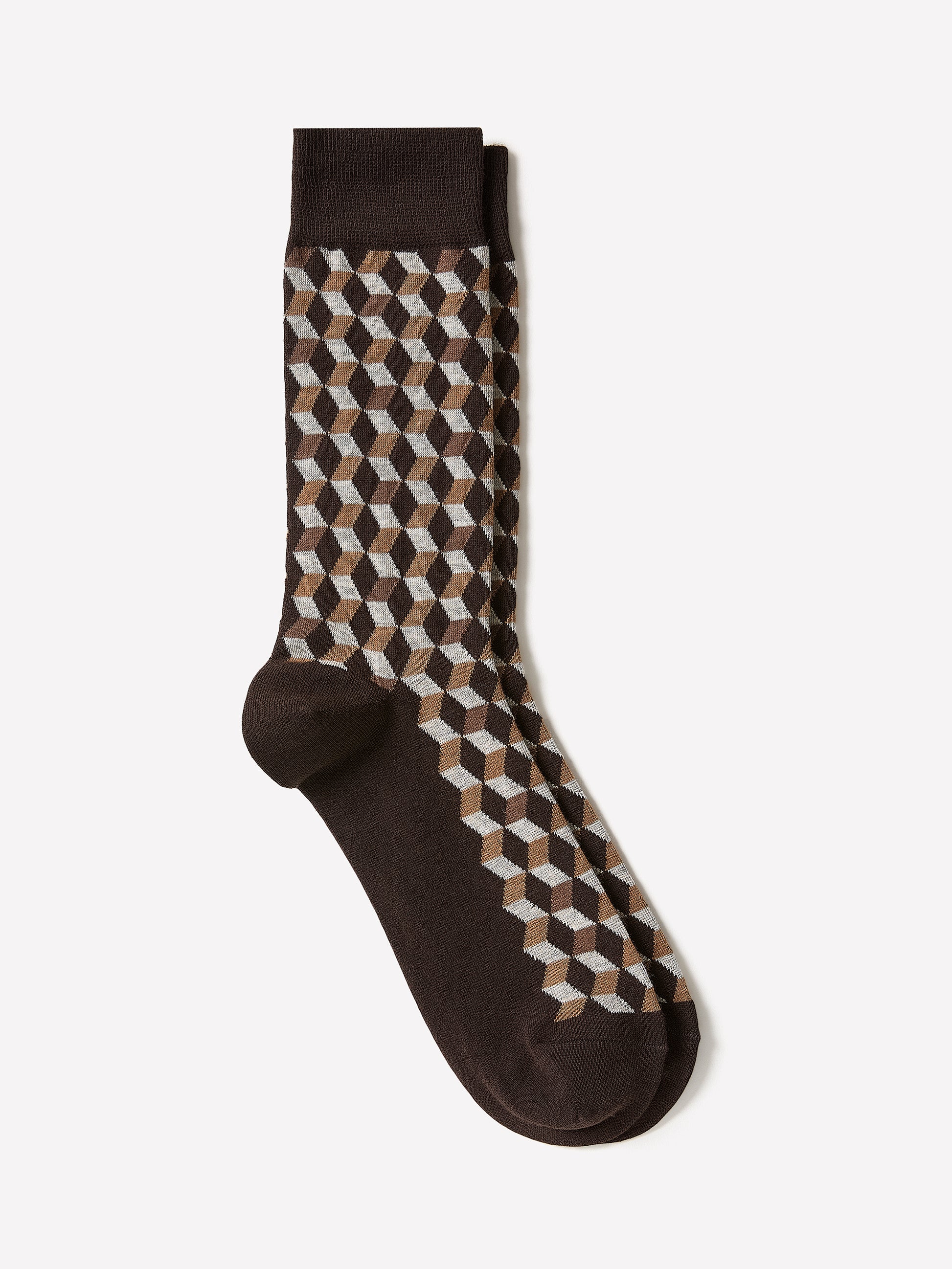 Men's Knit Socks Cotton Blend