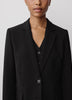Relaxed-Fit Two-Button Twill Blazer