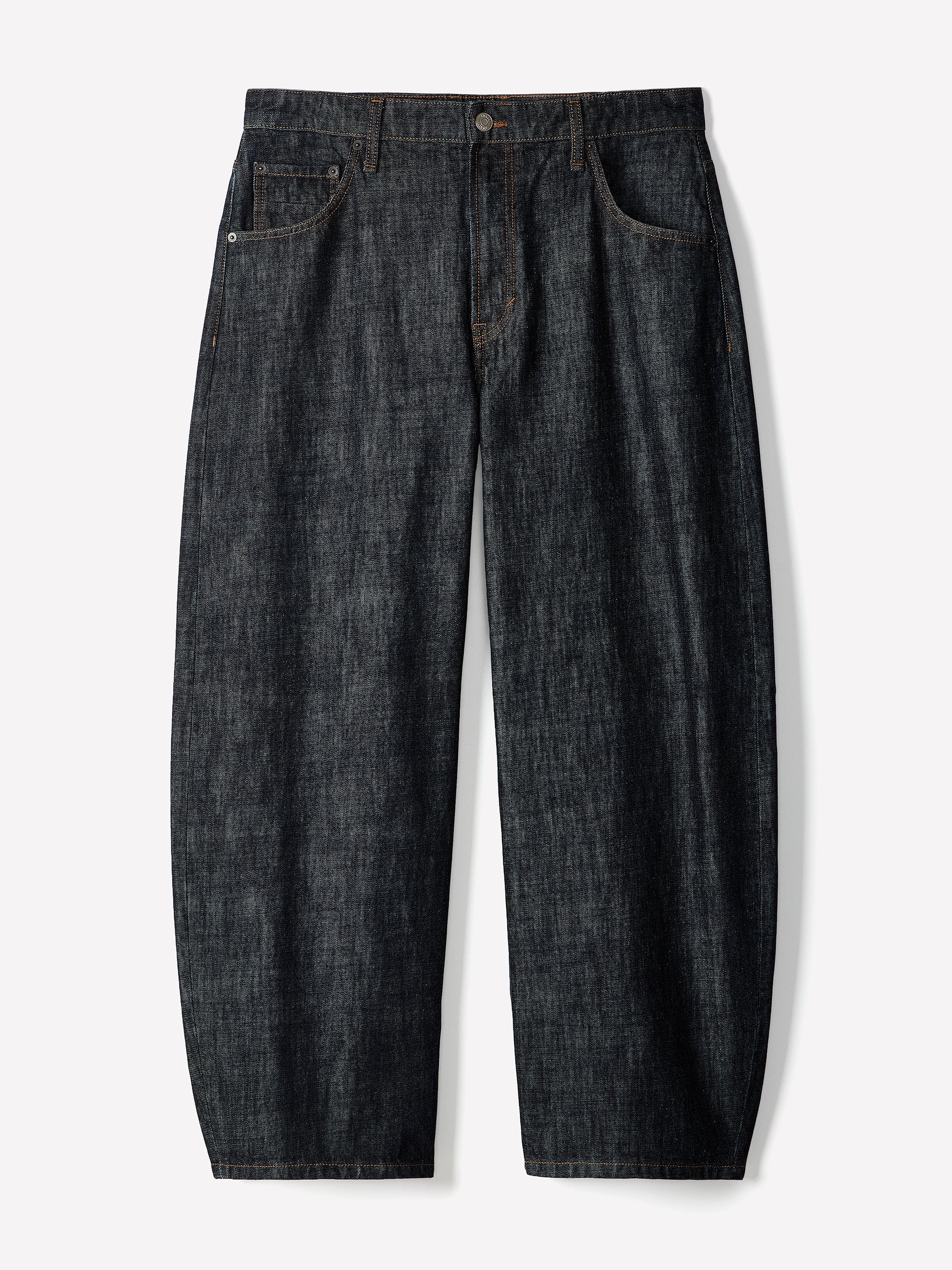 Woven Denim Barrel Fit Jeans Men 100% Cotton