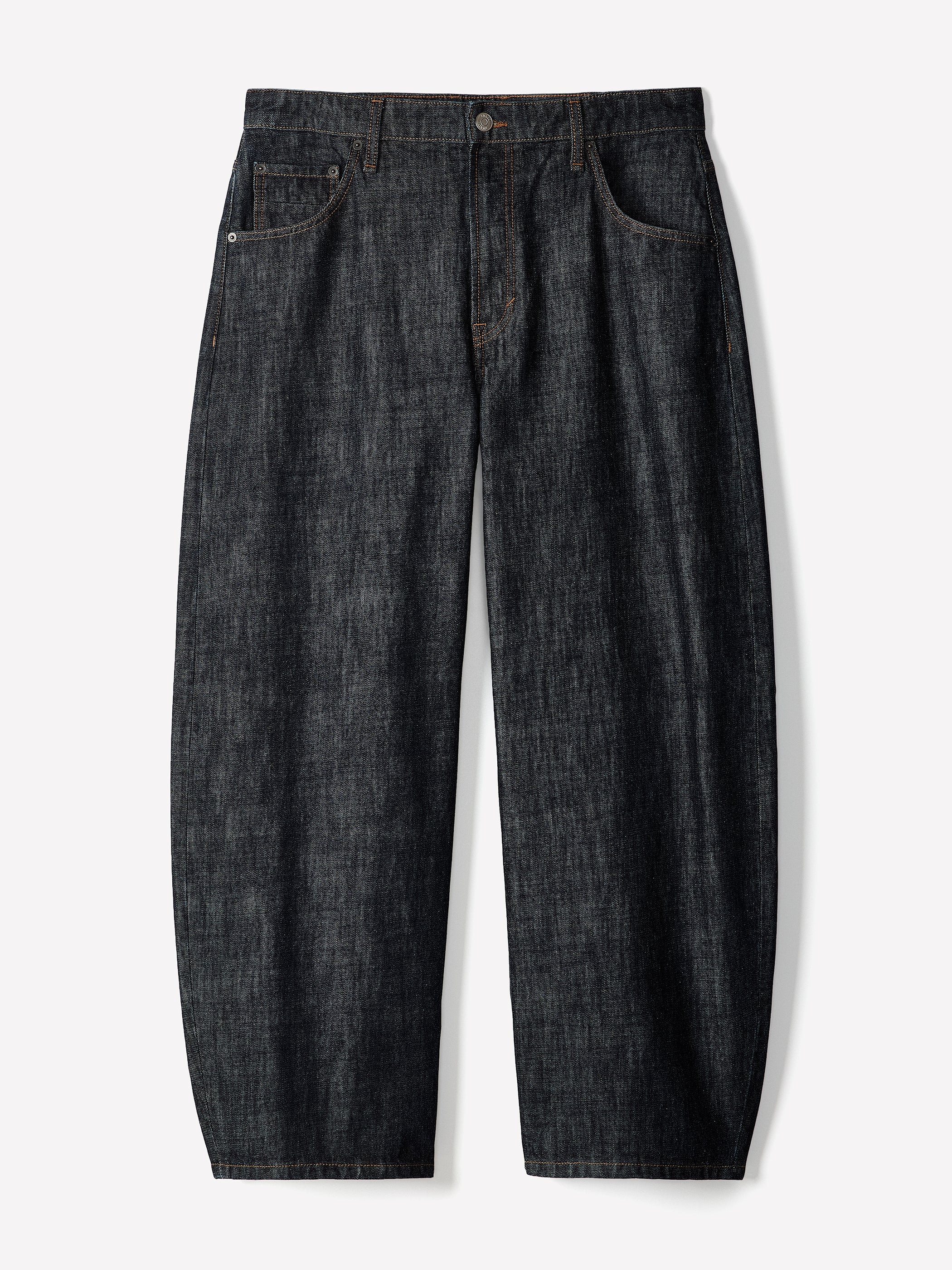 Woven Denim Barrel Fit Jeans Men 100% Cotton