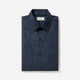 Slim-Fit Dress Shirt with Abstract Floral Pattern