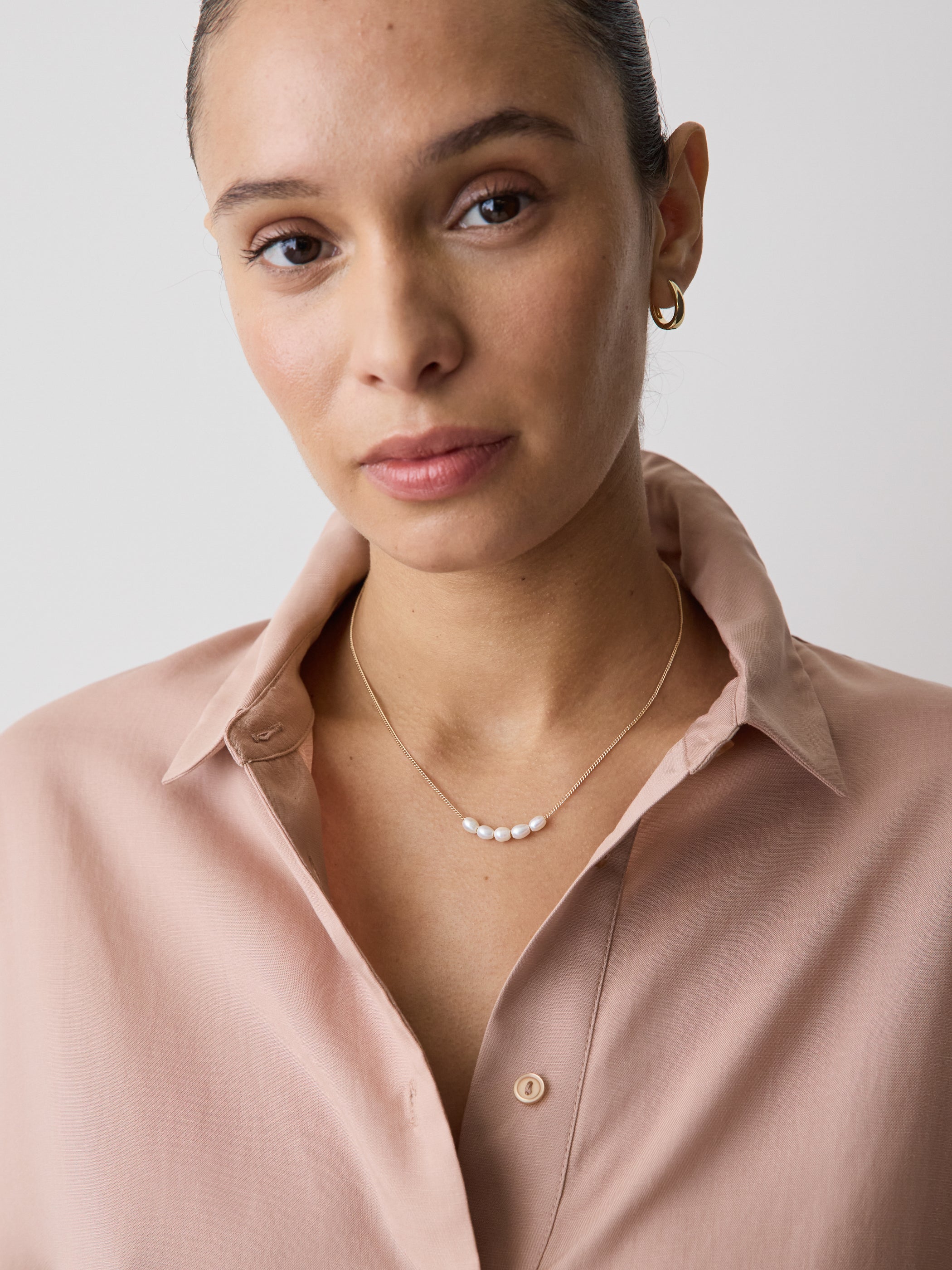 Necklace with Freshwater Pearls Pendant