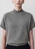 Knit Sweater Extra Fine Merino Wool Mock Neck