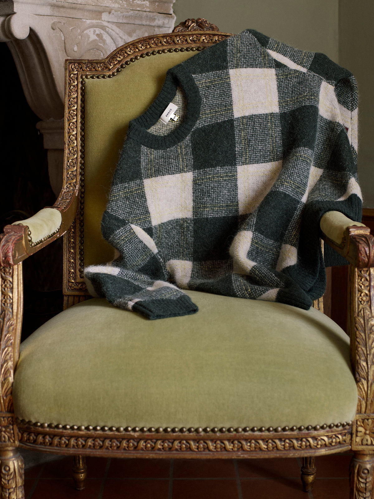 Wool-Blend Crew-Neck Sweater