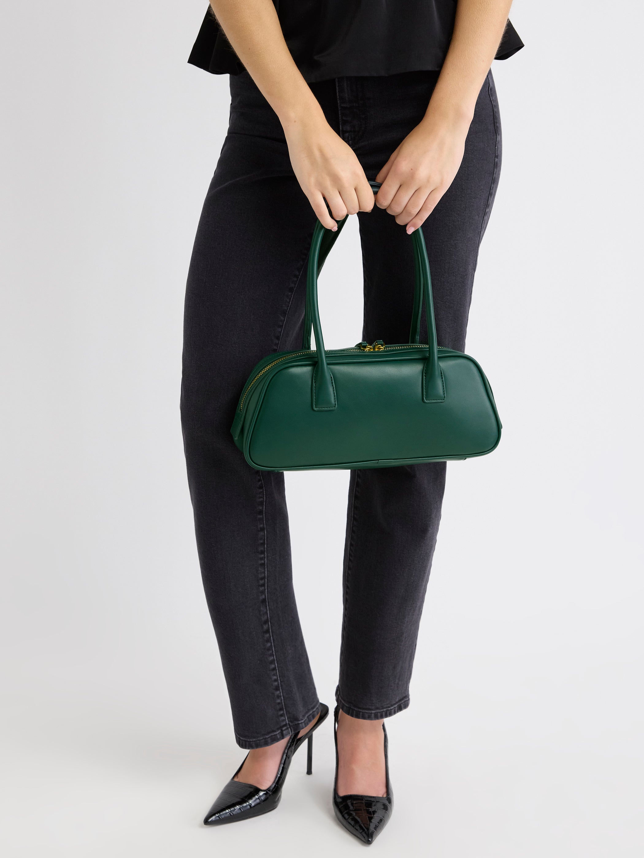 Sac Style East-West en Faux Cuir