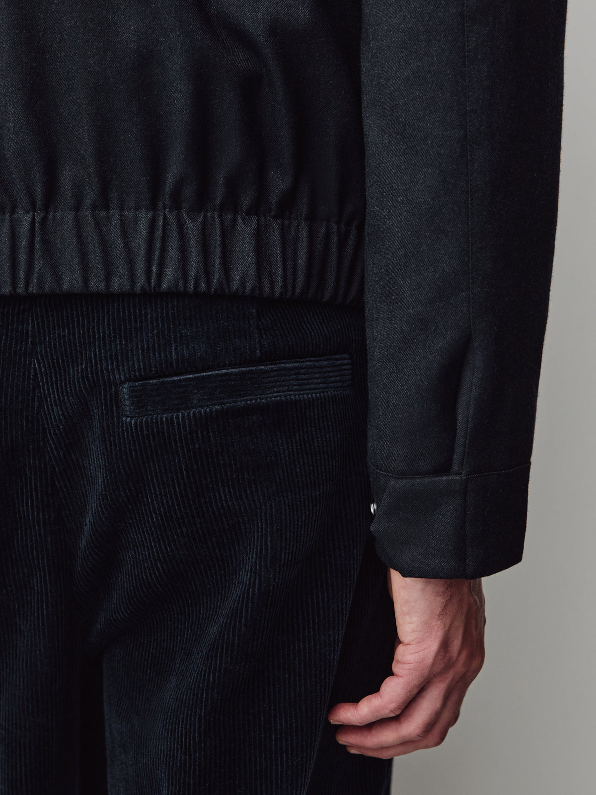 Brushed-Knit Milkman Jacket