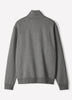 Long-Sleeve Half-Zip Mock-Neck Sweater