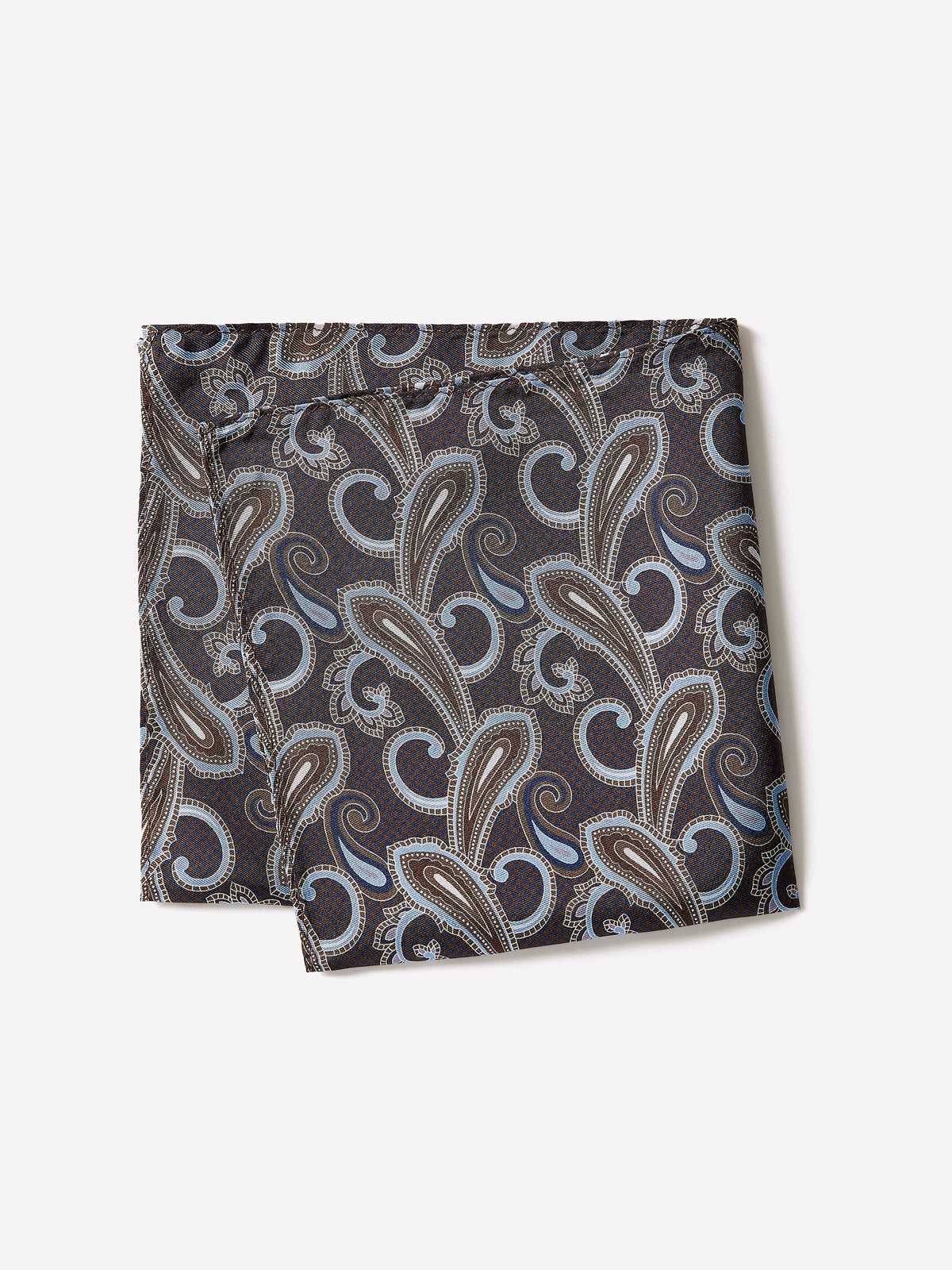 Woven Silk Paisley Pocket Square