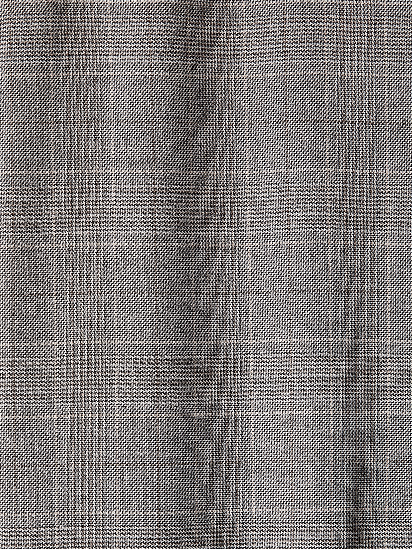 Slim-Fit Checkered Grey Suit Pant