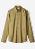 Slim-Fit Solid Twill Dress Shirt