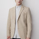 Slim Fit Knit Blazer