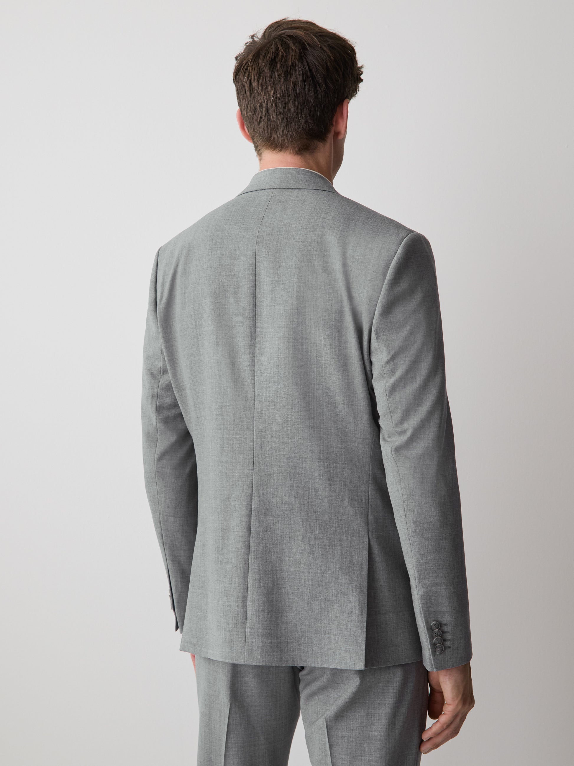 Slim Fit Wool Blend Blazer