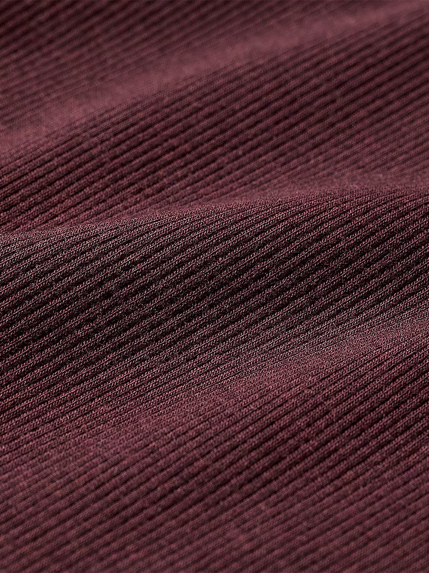 Long-Sleeve Crew-Neck Fitted Ribbed Tee