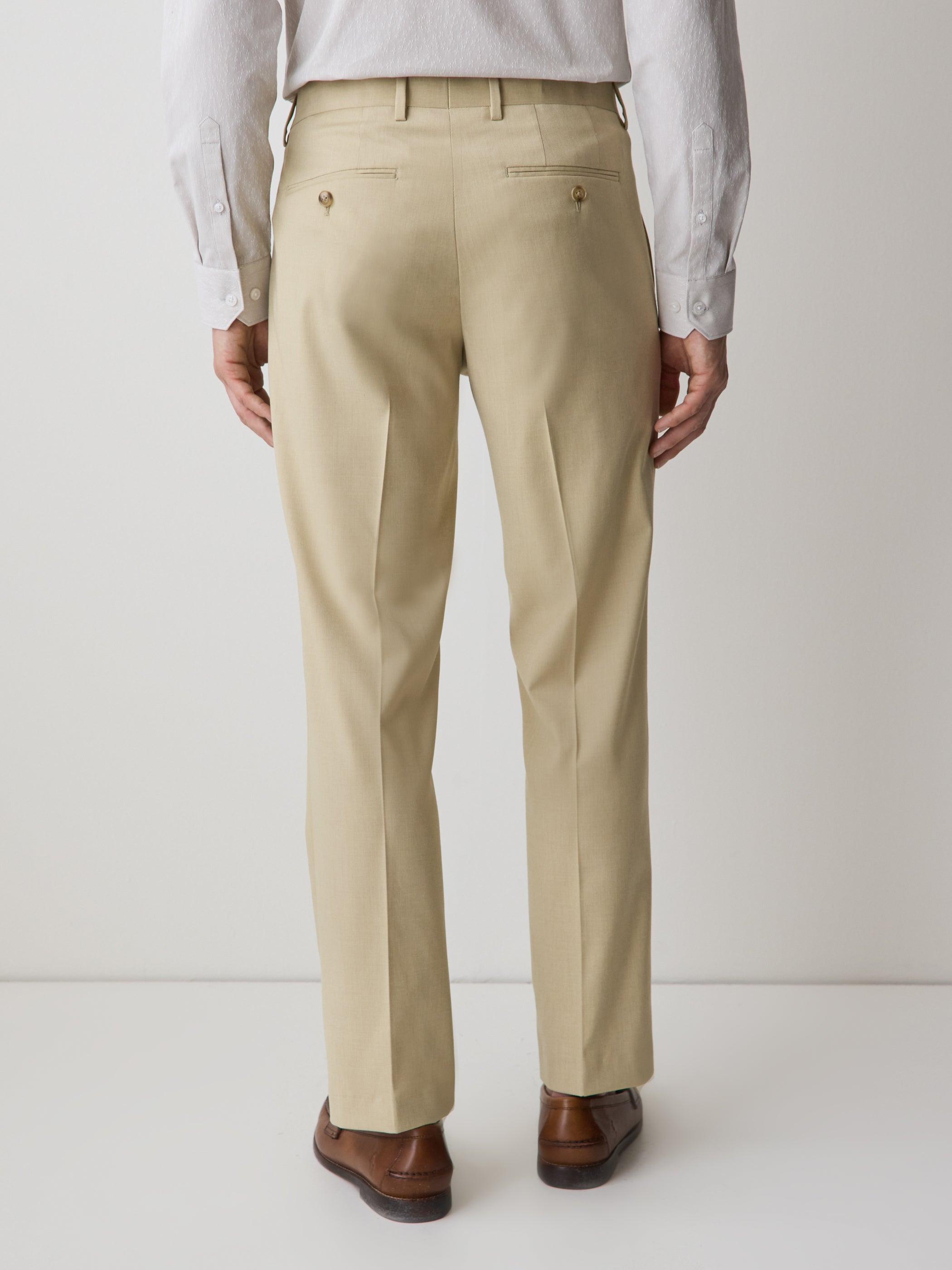 Mens Tailored Woven Pant Stretch Fabric