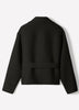 Woven Double Breasted Short Trench Coat