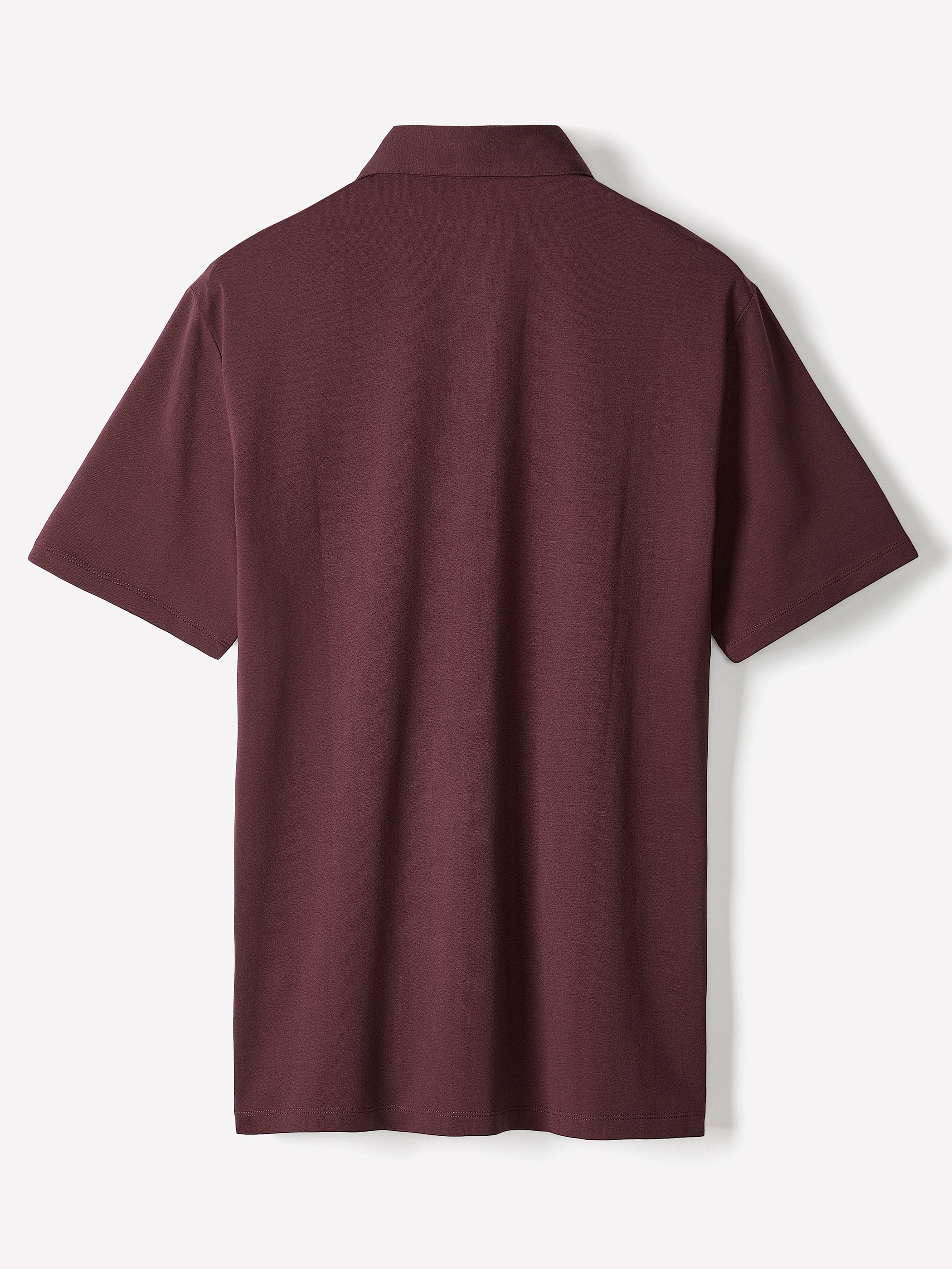Men's Knit Tailored Collar Polo Shirt Supima Cotton