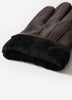 Leather Gloves Sheepskin Touchscreen Friendly
