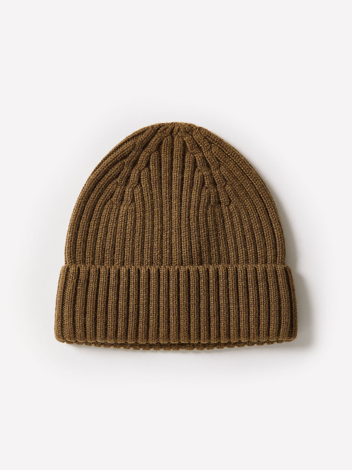 Wool Blend 2x2 Rib Beanie