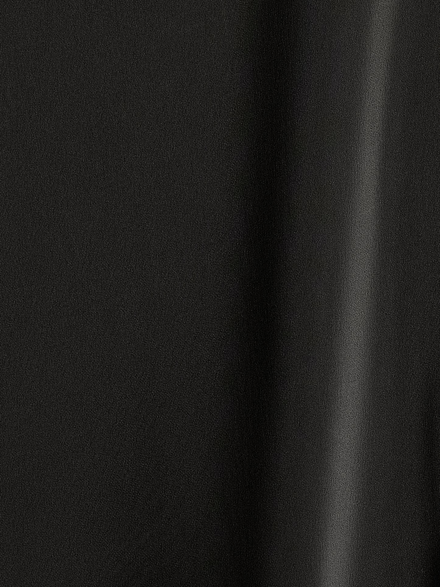 Woven Satin Long Sleeve Shirt