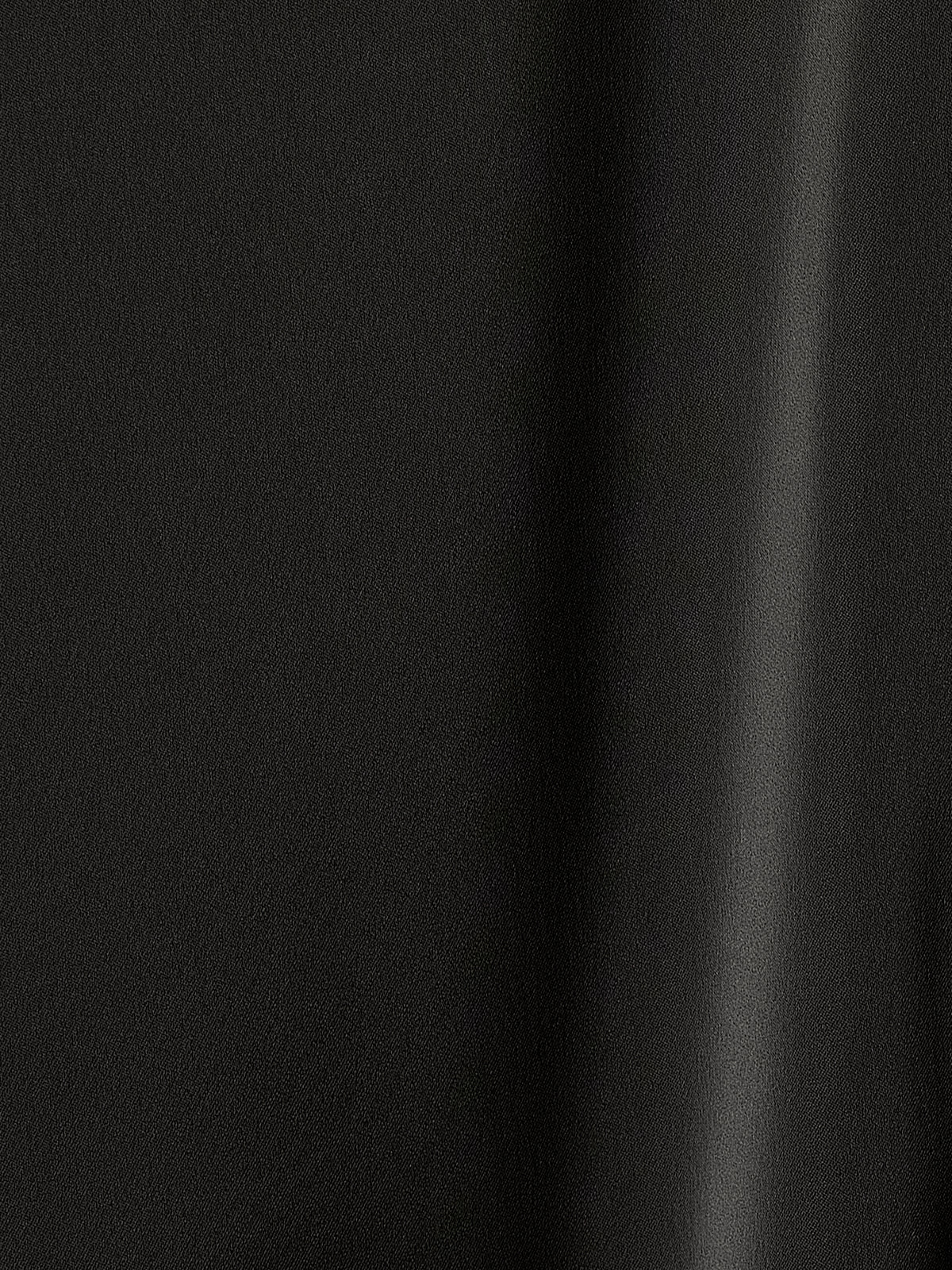 Woven Satin Long Sleeve Shirt