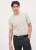 Refined Solid Interlock Cotton Crew-Neck Tee