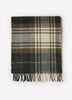 Plaid Scarf with Fringes
