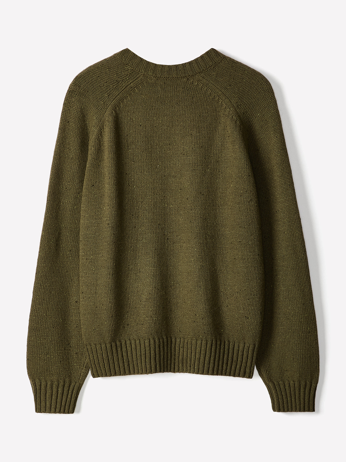 Crew Neck Sweater with Acrylic Cotton Wool Blend